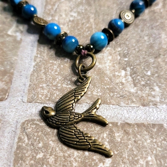 🐦HAND-CRAFTED NECKLACE - Picture 3 of 5